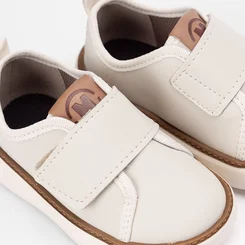 Tênis Casual Bebê Molekinho Básico Off-White