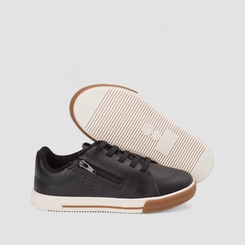 Tênis Casual Infantil Molekinho Zíper Preto