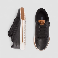 Tênis Casual Infantil Molekinho Zíper Preto