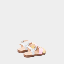 Sandália Bebê Gabrielinha Tiras Cruzadas Multicolor