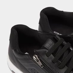 Sapatênis Masculino Pegada Zíper Preto