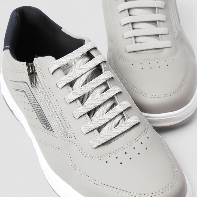 Tênis Casual Masculino Pegada Fibertech Original Elástico Cinza