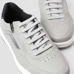 Tênis Casual Masculino Pegada Fibertech Original Elástico Cinza