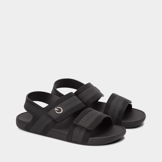 Sandália Masculina Cartago Atlanta Tiras Contato Preto