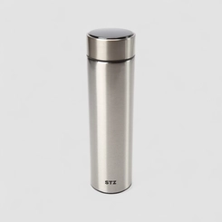 Garrafa Stz Inox 500ml Com Medidor de Temperatura Prata