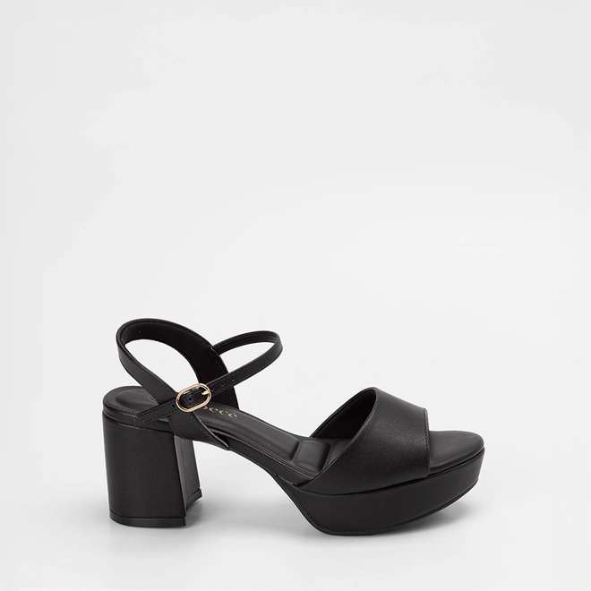 Sandália Feminina Bebecê Meia Pata Preto