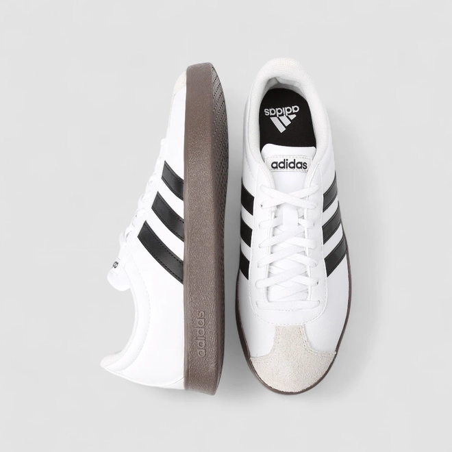 Tênis Casual Masculino Adidas Original Detalhe Camurça Branco