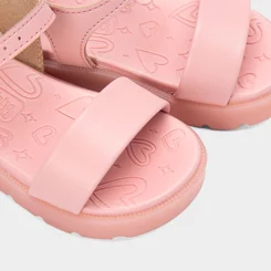 Sandália Bebê Molekinha Led Rosa