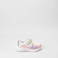 Tênis Casual Infantil Gabrielinha Recortes Metalizado Branco