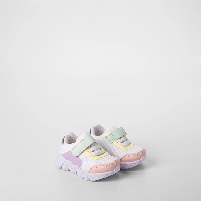 Tênis Casual Bebê Gabrielinha Jogging Contato Multicolor