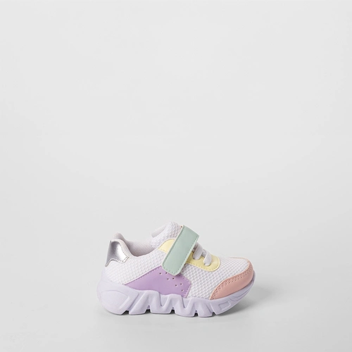 Tênis Casual Bebê Gabrielinha Jogging Contato Multicolor