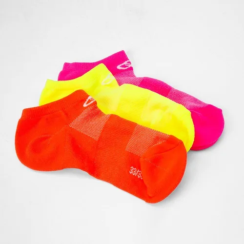 Kit Meia Cano Invisível Feminina Olympikus 3 Pares 33-38 Multicolor