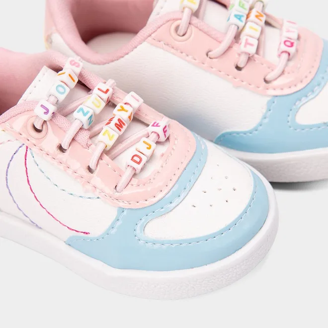 Tênis Casual Bebê Gabrielinha Miçangas Multicolor