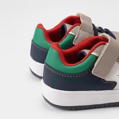 Tênis Casual Infantil Vertus Tira Contato Multicolor