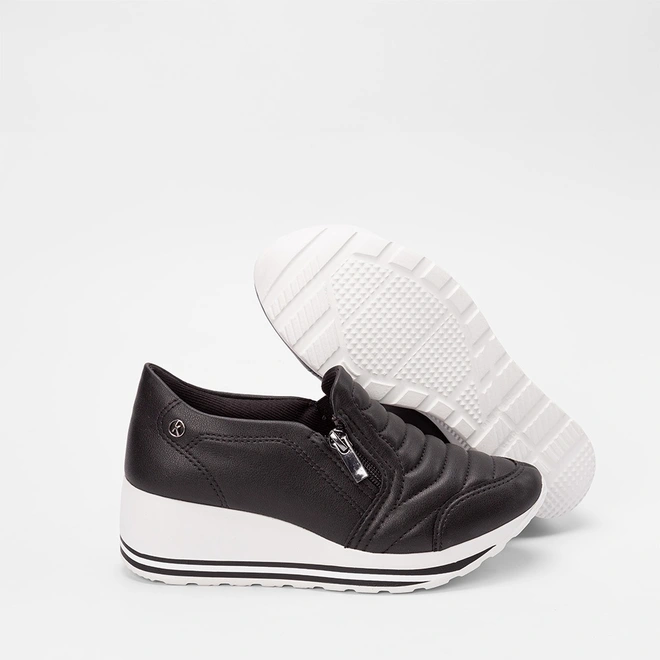 Tênis Casual Feminino Kolosh Anabela Preto