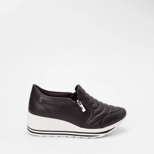 Tênis Casual Feminino Kolosh Anabela Preto