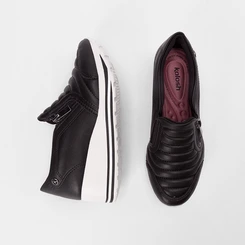 Tênis Casual Feminino Kolosh Anabela Preto