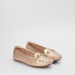 Mocassim Feminino Modare Ultraconforto Detalhe Bridão Ouro