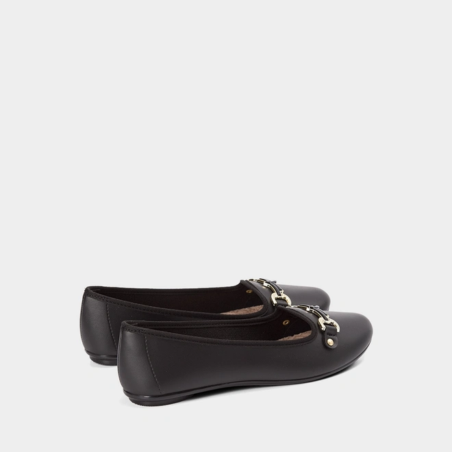 Sapatilha Feminina Moleca Bridão Preto