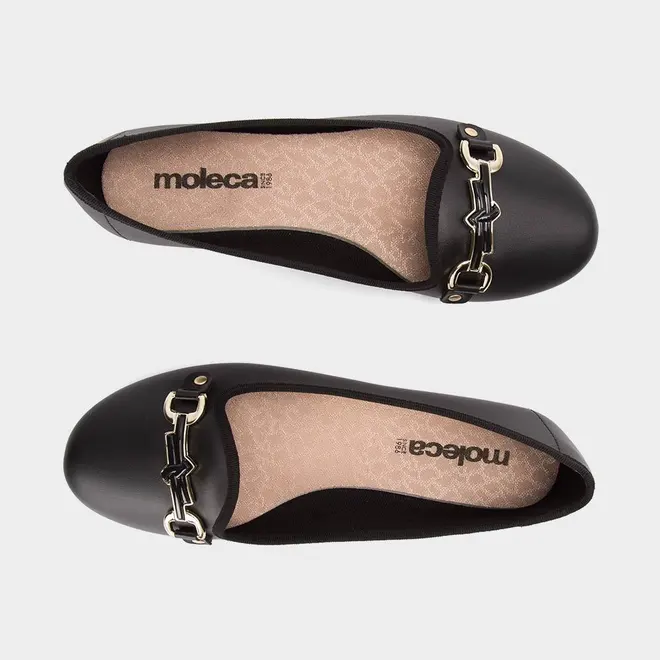 Sapatilha Feminina Moleca Bridão Preto