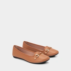 Sapatilha Feminina Moleca Bridão Caramelo
