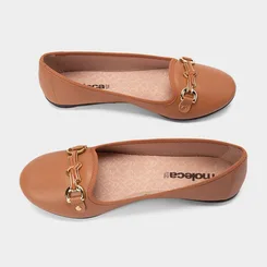 Sapatilha Feminina Moleca Bridão Caramelo
