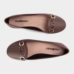 Sapatilha Feminina Moleca Bridão Marrom