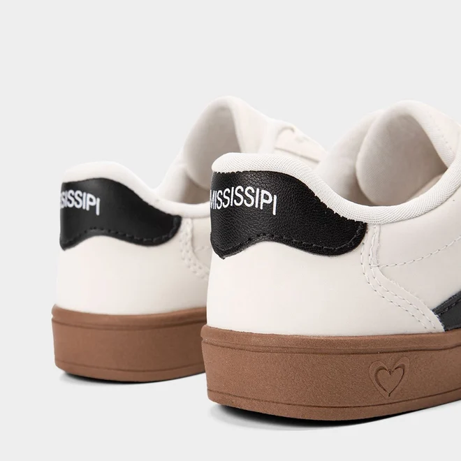 Tênis Feminino Mississippi Detalhe Recorte Branco