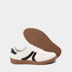 Tênis Feminino Mississippi Detalhe Recorte Branco