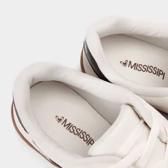 Tênis Feminino Mississippi Detalhe Recorte Branco
