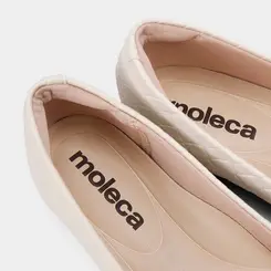 Sapatilha Moleca Matelassê Off White