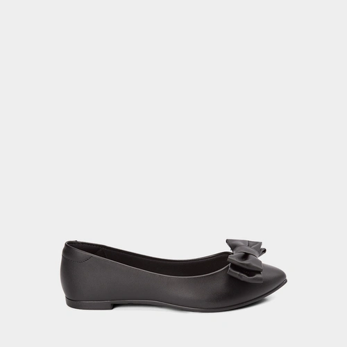 Sapatilha Feminina Moleca Detalhe Duplo Laço Preto