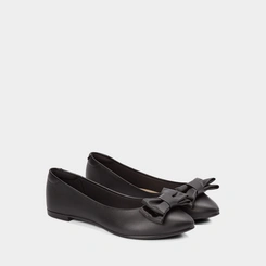 Sapatilha Feminina Moleca Detalhe Duplo Laço Preto