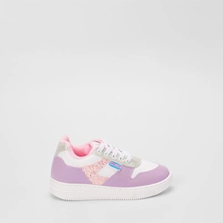 Tênis Casual Infantil Gabrielinha Recortes Glitter Branco