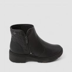 Ankle Boot Feminina Dakota Pespontos Preta