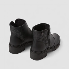 Ankle Boot Feminina Dakota Pespontos Preta