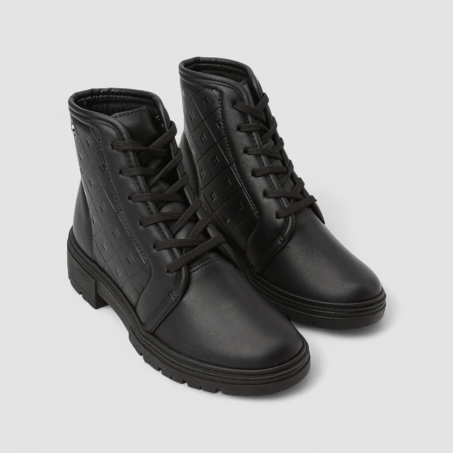 Ankle Boot Feminina Dakota Pespontos Preto