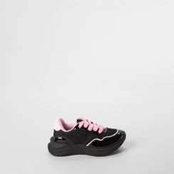 Tênis Casual Infantil Gabrielinha Recorte Verniz Preto