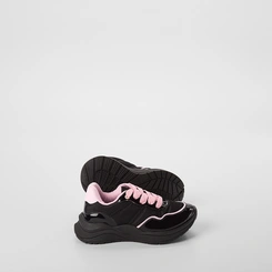 Tênis Casual Infantil Gabrielinha Recorte Verniz Preto