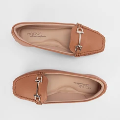Mocassim Feminino Modare Ultraconforto Detalhe Bridão Caramelo