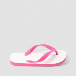 Chinelo Feminino Havaianas Original Rosa & Branco