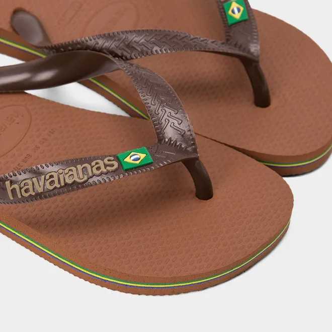 Chinelo Unissex Havaianas Brasil Original Marrom