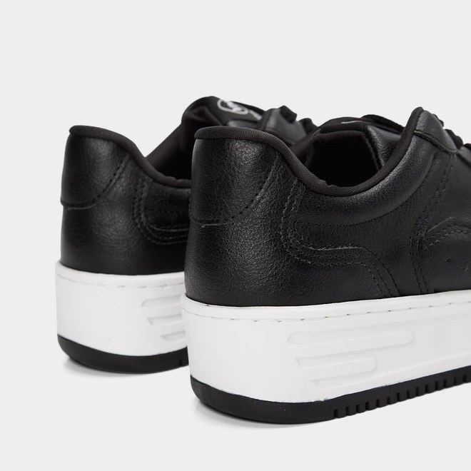 Tênis Via Marte Flatform Feminino Pespontos Preto