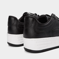 Tênis Via Marte Flatform Feminino Pespontos Preto