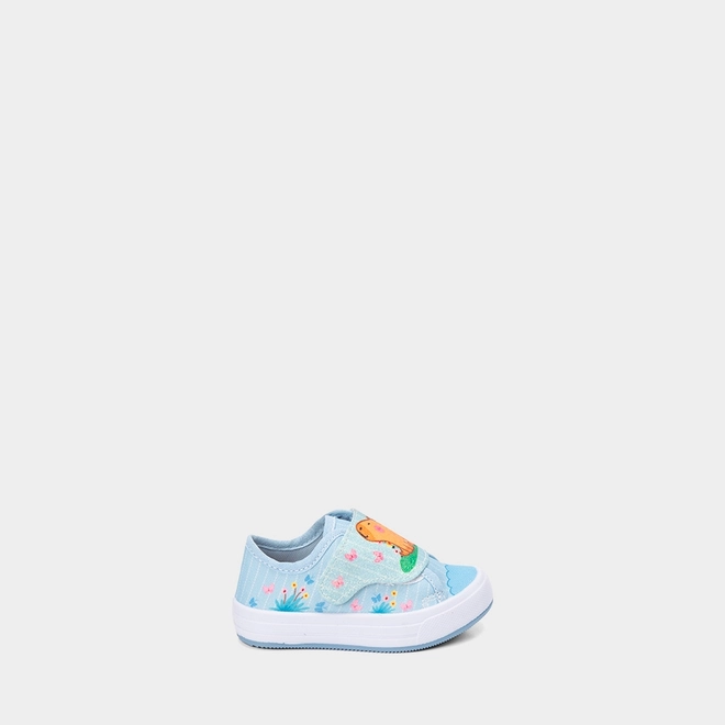 Tênis Casual Bebê Gabrielinha Capivara Glitter Azul