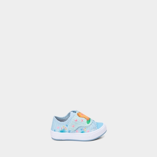 Tênis Casual Bebê Gabrielinha Capivara Glitter Azul