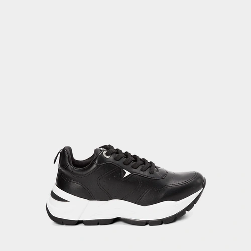 Tênis Via Marte Chunky Detalhe Aplicação Preto