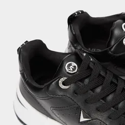 Tênis Via Marte Chunky Detalhe Aplicação Preto