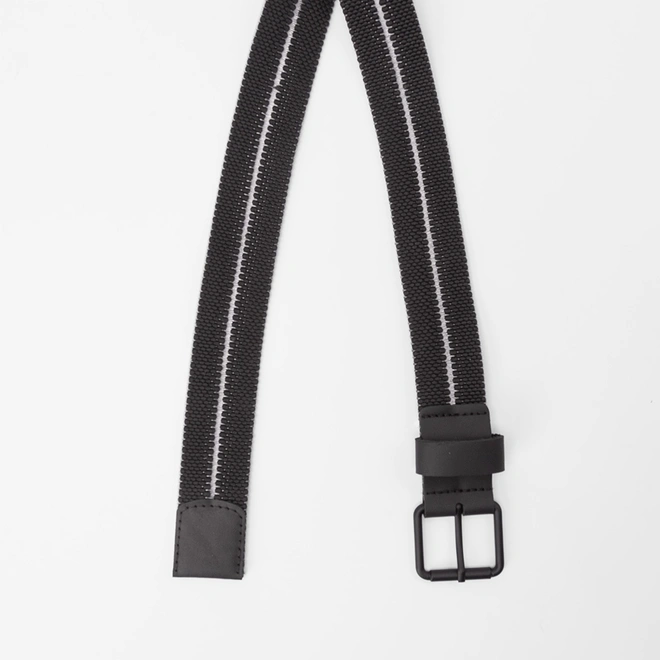 Cinto Masculino Woche Ajustável Em Elástico Preto