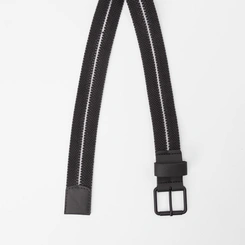 Cinto Masculino Woche Ajustável Em Elástico Preto
